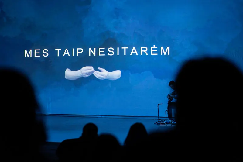 MES TAIP NESITARĖM pasirodymas